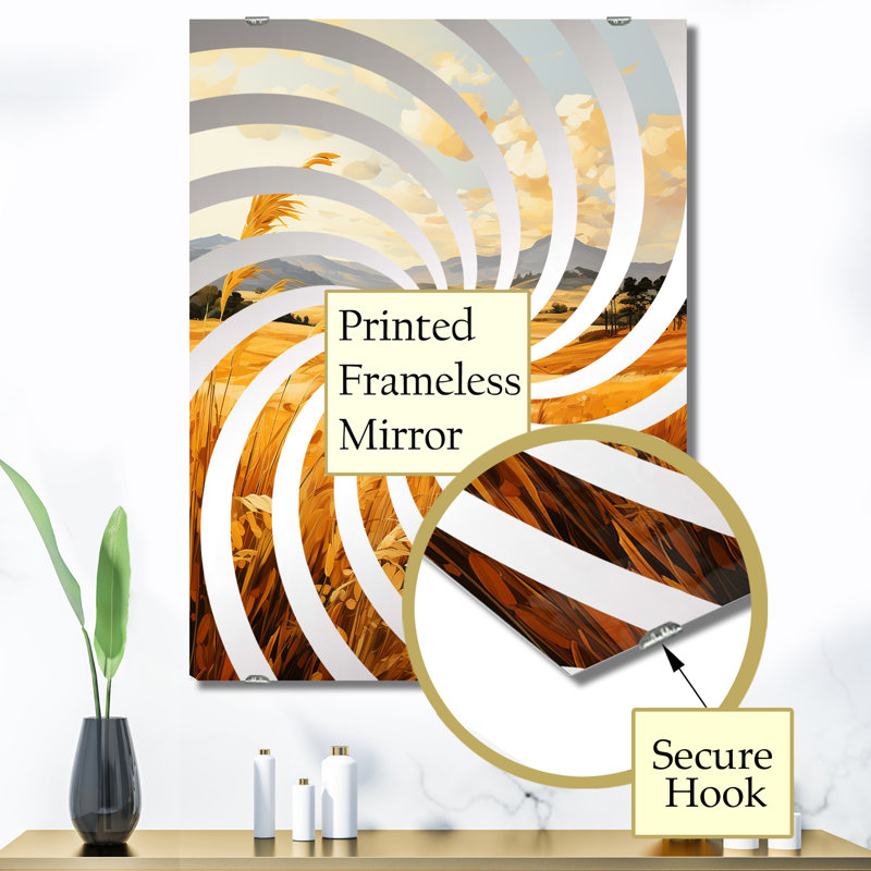 Chisholm - Miroir mural décoratif paysage romantique MIR135912, 40 po x 30 po