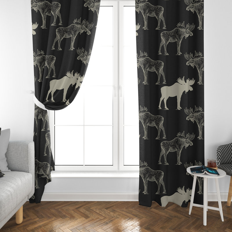 Joshana Room Darkening Curtain Pair, 40" W x 52" L