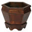 Ensemble de pots à fleurs en bois Aissata