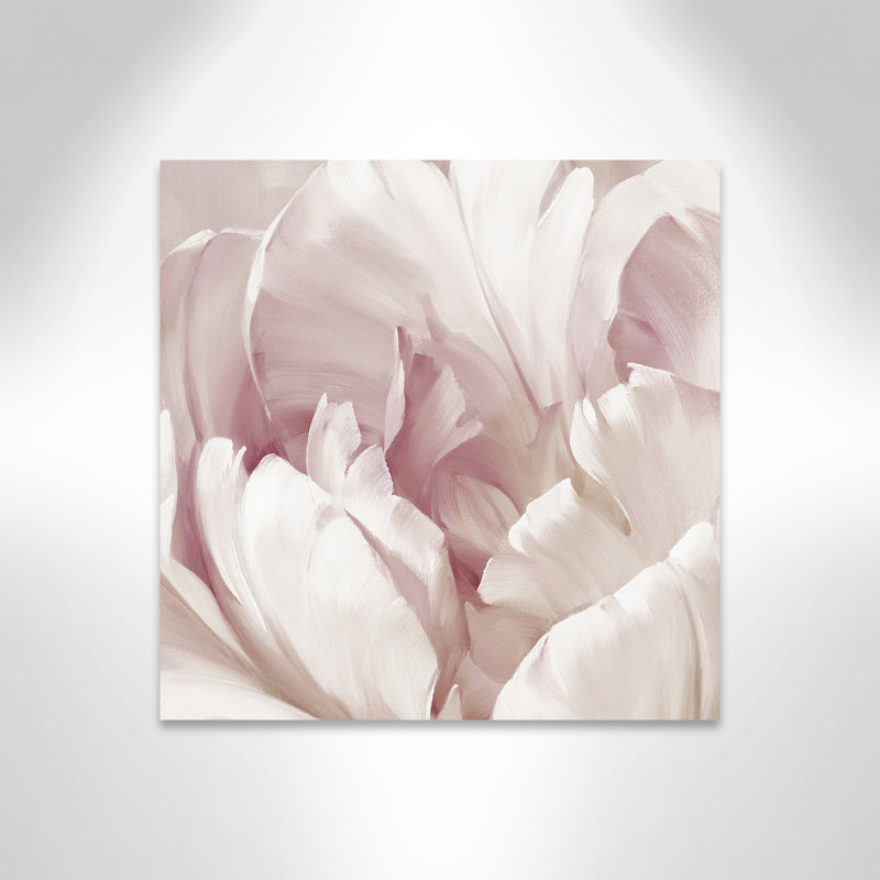 Intime rosé I - photographie, Toile tendue, H 24 po x l 24 po x P 1,375 po