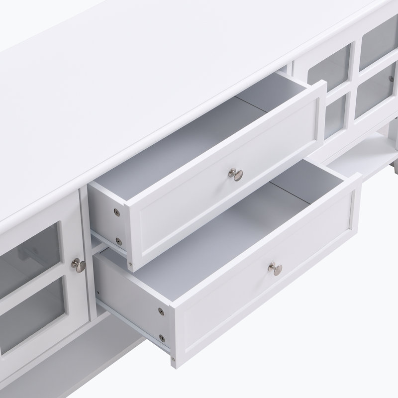 Chloa 2 - Door Accent Cabinet, White