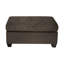 Repose-pieds capitonné en microfibre pour salon moderne-1206340016