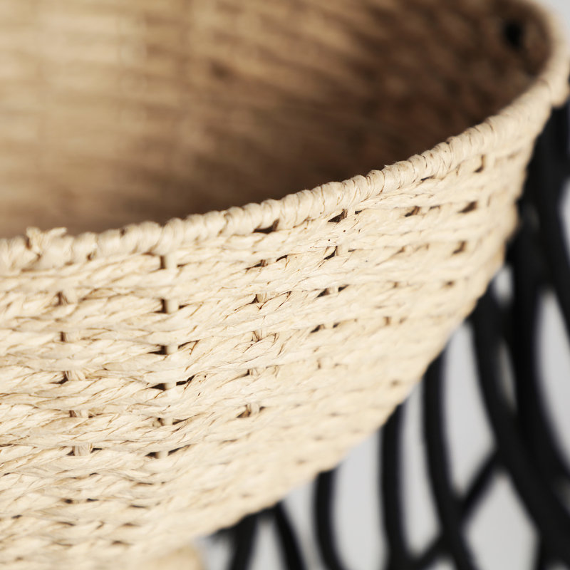 Bay Isle Home Anais Wicker Decorative Bin