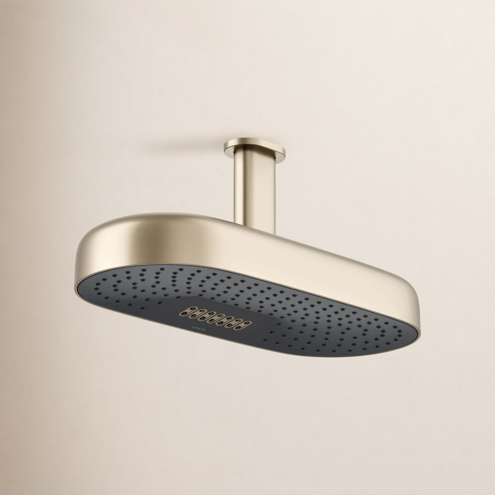 Statement 18" 2.5 GPM Oblong Rainhead, Vibrant Brushed Bronze