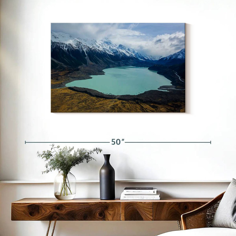 Ravi Tranquil Tasman Lake, 24" H x 36" W