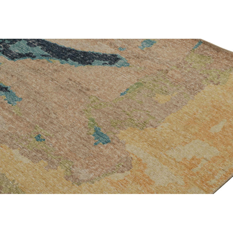 Homage Hand Knotted Wool Abstract Area Rug
