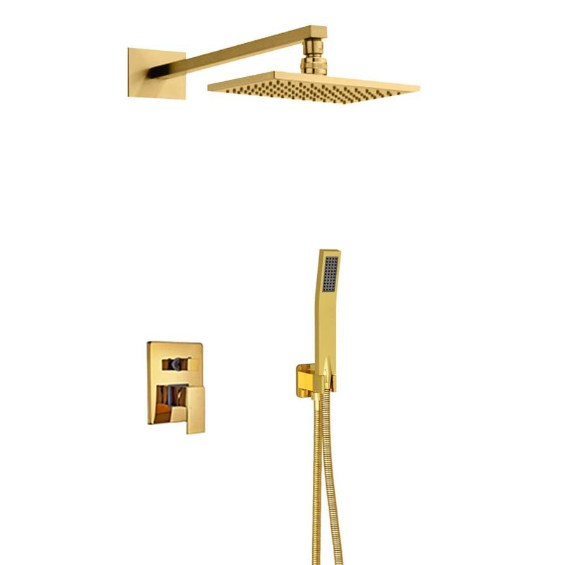 Ensemble de douche laiton doré de luxe et de style pour votre salle de bain