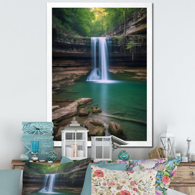 Falls Creek Of Lake Catherine Arkansas II, reproduction d'art sur toile