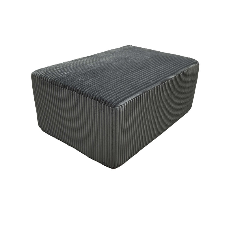 Hollybrough Ottoman, Dark Gray