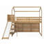 Lit simple en bois avec glissoire, rangement et amp; Léger - aucun sommier requis, robuste et amp; Durable-1090321177