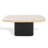 Srija Square Travertine Top Coffee Table