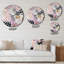 Alathia - Horloge murale abstraite en marbre-1990528289