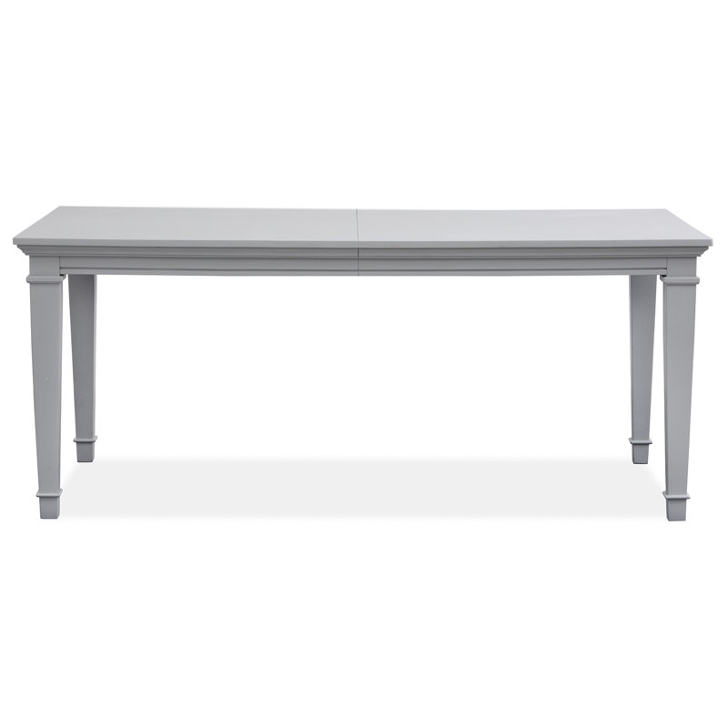 Monti Grey Extendable Rectangular Dining Table, Gray