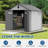 Plastic Portable Outdoor Storage Shed-115353252