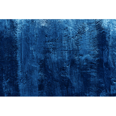 Blue Grunge Background - Wrapped Canvas Print
