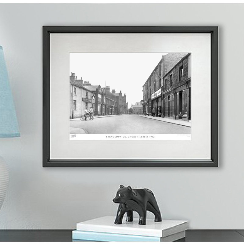 Barnoldswick, Church Street 1952 by Francis Frith - Single Picture Frame Print, 60cm H x 80cm W x 2.3cm D