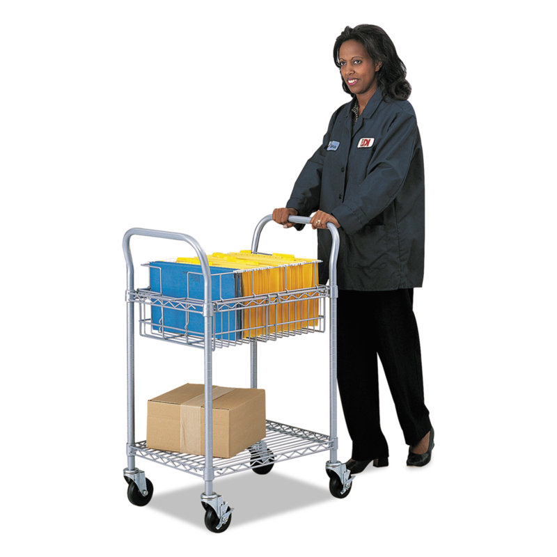 Wire File Cart