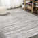 Loom Modern Strie' Gray/Black Rug