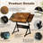 1500 Pieces Jigsaw Puzzle Metal Table Board For Adults Gift With 4 Trays(Black)-1948855082