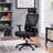 Illman Ergonomic Computer Chair with Multi-adjustable Headrest-87944439