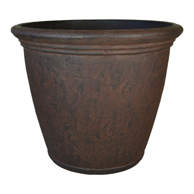 Blough Round Polyresin Outdoor Planter Pot