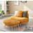 45 "single Cushion Deep Sofa Chair Upholstered Couch With Ottoman And Three Pillows-784451721