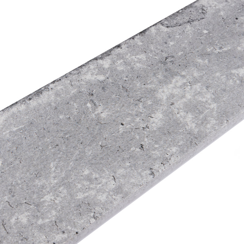 Brickyard 3 In. X 12 In. Porcelain Rustic Wall & Floor Tile, White
