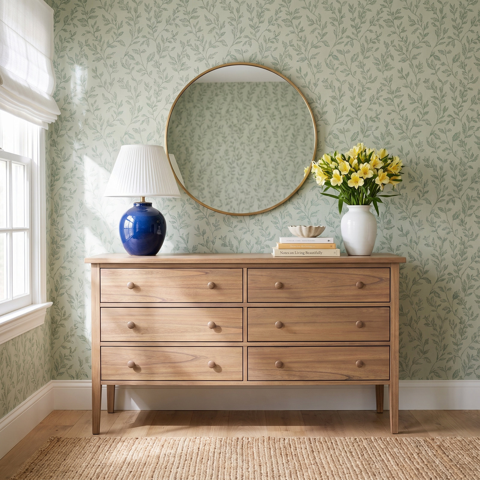 Bronwyn 60" Pine Double Dresser, Natural