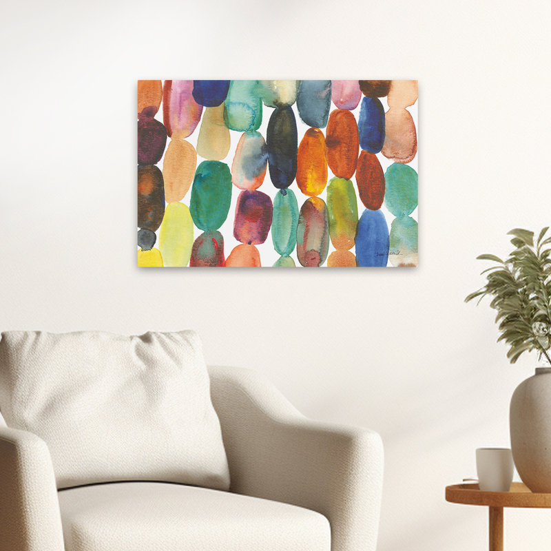 Abstrait - Orbes I recadrage, H 16 po x l 24 po