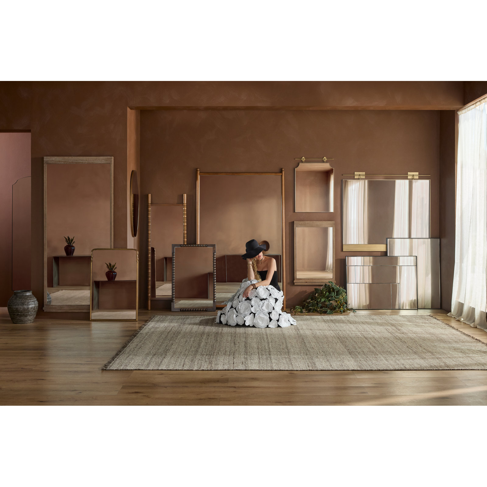 Meier 50" Accent Mirror, 45" x 50"