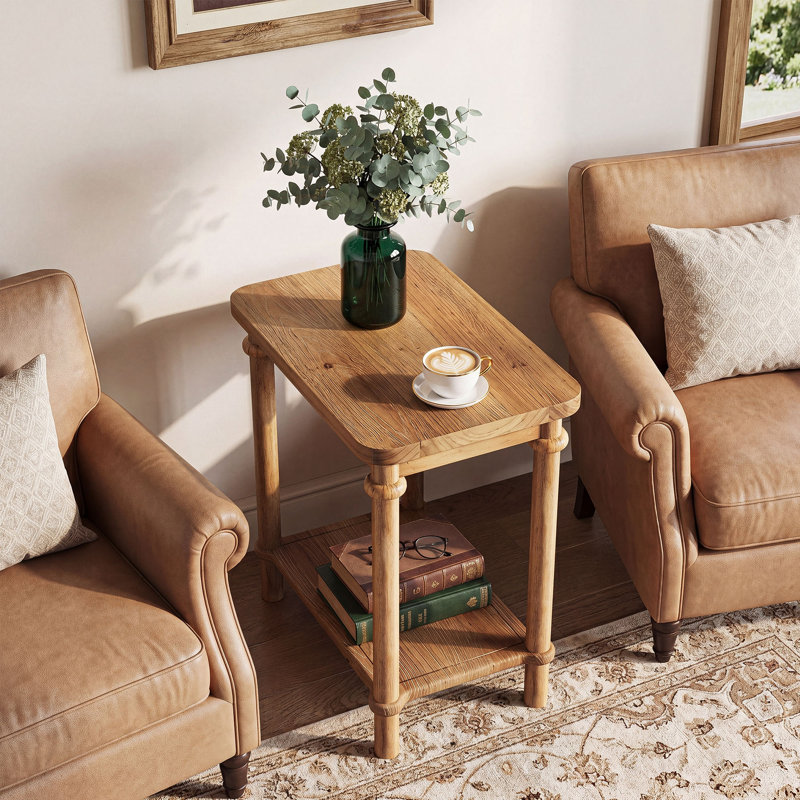 Solid Wood End Table