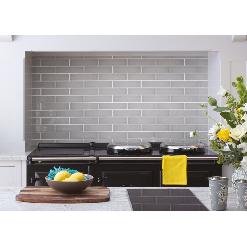 Carreau de céramique Subway Tile 3 po x 10 po, Colombe