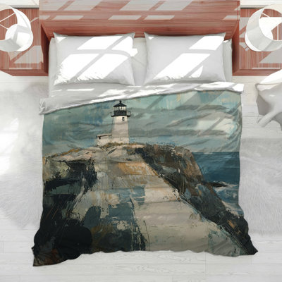 Lighthouse Bedding Seascape Comforter Coastal Beach