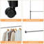 Portant à vêtements ajustable 68,5 po