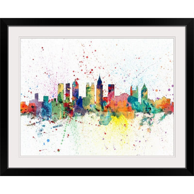 «Atlanta Georgia Skyline» par Francy, impression