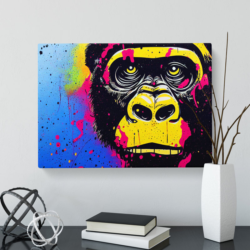 Gorilla Splash Vol.3 Abstract - Wrapped Canvas, 35cm H x 50cm W x 3cm D
