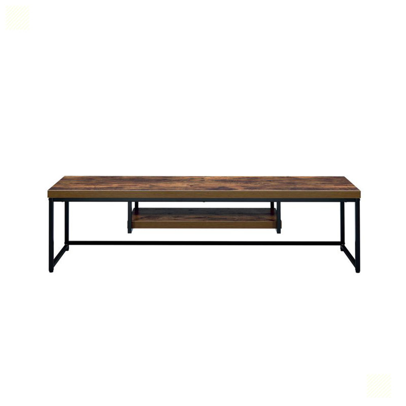Meuble télé moderne pour le salon, H 15,76 po x l 58,76 po x P 15,76 po