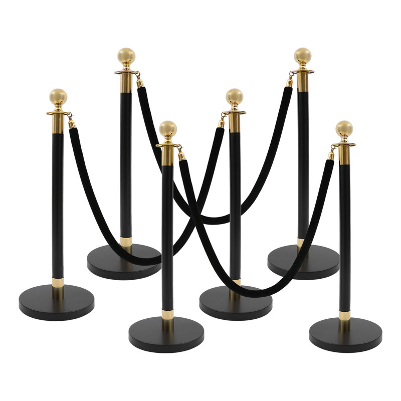 Stanchion Posts, Crowd Control Barriers, Stanchion Post With Ball Top