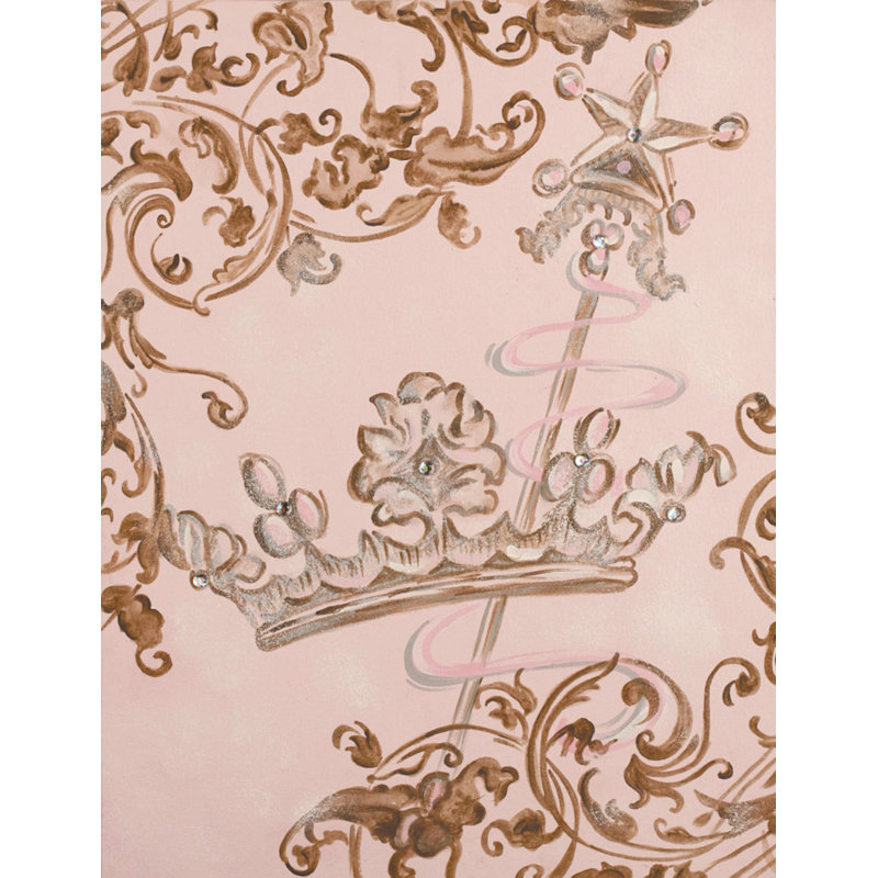 « somptueux couronne » par reesa qualia, reproduction d’art sur toile tendue, H 52 po x l 40 po x P 1,5 po