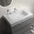 29.9'' Single Bathroom Vanity with Plastic Top