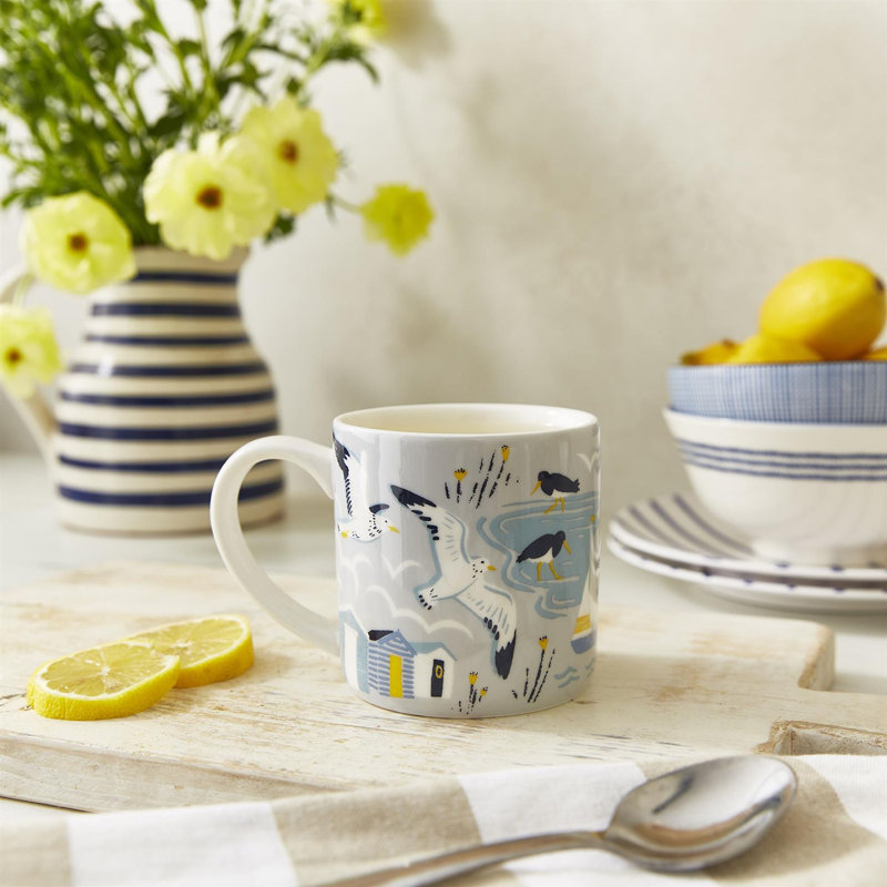 Seashore Bone China Coffee Mug