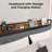 Axyl Bed Frame with 2 Storage Drawers, LED Bed Frame with 2-Tier Storage Headboard&Charging Station, Metal Platform Bed Frame, No Box Spring Needed-1118815823-1118815816