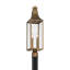 Lampadaire d'extérieur 2 lumières en bronze Atlas