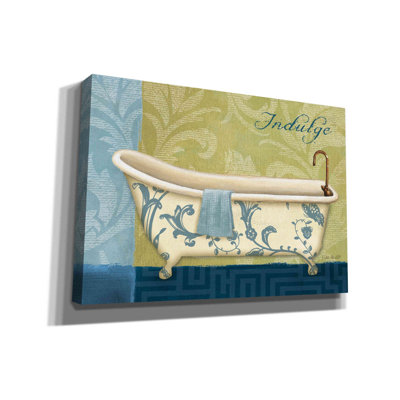 «Blue Botanical Bath I» par Lisa Audit, art mural sur toile
