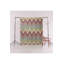 Tapis multicolore à motif géométrique triangulaire à motif zigzag lavable à la machine-206560611