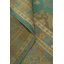Tapis transitionnel à teinture végétale Oushak turquoise 8 x 10