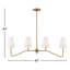 Luminaire suspendu linéaire 4 lumières Kahler-1064312160