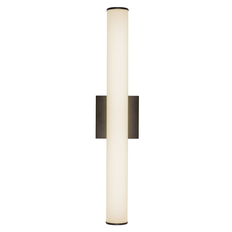Rico 24-in Black dimmable LED Wall Sconce, Matte Black