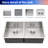 33'' L Double Bowl Stainless Steel Kitchen Sink