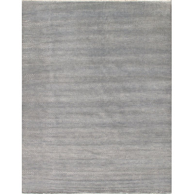 Hand-Knotted Wool/Silk Area Rug